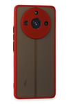 Mey İthalat®  Realme 11 Pro Kılıf Montreal Silikon Kapak - Kırmızı