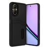 Mey İthalat®  Realme 12 Lite Kılıf Sara Kartvizitli Deri Kılıf - Siyah