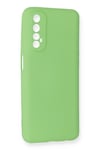 Mey İthalat®  Realme 7 Kılıf First Silikon - Yeşil