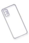 Mey İthalat®  Realme 7 Pro Kılıf Miami Şeffaf Silikon - Lila