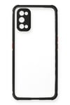 Mey İthalat®  Realme 7 Pro Kılıf Miami Şeffaf Silikon - Siyah