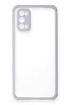 Mey İthalat®  Realme 7 Pro Kılıf Miami Şeffaf Silikon - Lila
