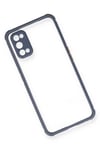 Mey İthalat®  Realme 7 Pro Kılıf Miami Şeffaf Silikon - Gri