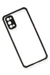 Mey İthalat®  Realme 7 Pro Kılıf Miami Şeffaf Silikon - Siyah