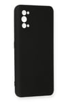 Mey İthalat®  Realme 7 Pro Kılıf Nano içi Kadife Silikon - Siyah