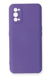 Mey İthalat®  Realme 7 Pro Kılıf Nano içi Kadife Silikon - Mor