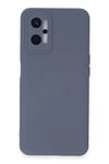 Mey İthalat®  Realme 9i 4G Kılıf Nano içi Kadife Silikon - Gri