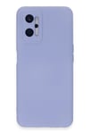 Mey İthalat®  Realme 9i 4G Kılıf Nano içi Kadife Silikon - Lila