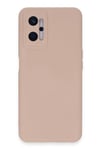Mey İthalat®  Realme 9i 4G Kılıf Nano içi Kadife Silikon - Pudra