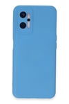Mey İthalat®  Realme 9i 4G Kılıf Nano içi Kadife Silikon - Mavi