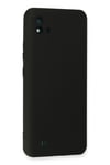 Mey İthalat®  Realme C11 2021 Kılıf Nano içi Kadife Silikon - Siyah