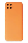 Mey İthalat®  Realme C11 Kılıf Nano içi Kadife Silikon - Turuncu