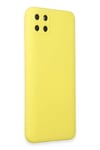 Mey İthalat®  Realme C11 Kılıf Nano içi Kadife Silikon - Sarı