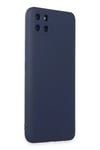 Mey İthalat®  Realme C11 Kılıf Nano içi Kadife Silikon - Lacivert
