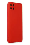 Mey İthalat®  Realme C11 Kılıf Nano içi Kadife Silikon - Kırmızı
