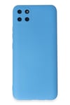 Mey İthalat®  Realme C11 Kılıf Nano içi Kadife Silikon - Mavi