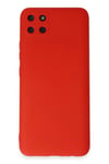 Mey İthalat®  Realme C11 Kılıf Nano içi Kadife Silikon - Kırmızı