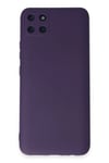 Mey İthalat®  Realme C11 Kılıf Nano içi Kadife Silikon - Mor
