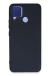 Mey İthalat®  Realme C15 Kılıf Nano içi Kadife Silikon - Lacivert