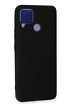 Mey İthalat®  Realme C15 Kılıf Nano içi Kadife Silikon - Siyah