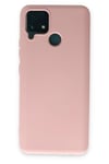 Mey İthalat®  Realme C15 Kılıf Nano içi Kadife Silikon - Pudra
