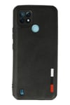 Mey İthalat®  Realme C21 Kılıf Loop Deri Silikon - Siyah