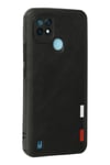 Mey İthalat®  Realme C21 Kılıf Loop Deri Silikon - Siyah