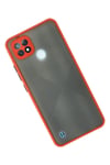 Mey İthalat®  Realme C21 Kılıf Montreal Silikon Kapak - Kırmızı