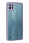 Mey İthalat®  Realme C21 Kılıf Montreal Silikon Kapak - Mor