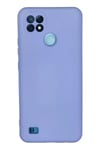 Mey İthalat®  Realme C21 Kılıf Nano içi Kadife Silikon - Lila