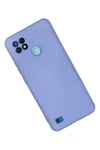 Mey İthalat®  Realme C21 Kılıf Nano içi Kadife Silikon - Lila