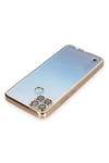 Mey İthalat®  Realme C25Y Kılıf  Lensli Silikon - Gold