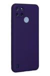 Mey İthalat®  Realme C25Y Kılıf Nano içi Kadife Silikon - Mor