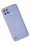 Mey İthalat®  Realme C25Y Kılıf Nano içi Kadife Silikon - Lila