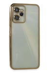 Mey İthalat®  Realme C35 Kılıf  Lensli Silikon - Gold