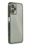 Mey İthalat®  Realme C35 Kılıf  Lensli Silikon - Yeşil
