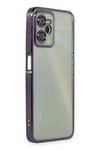 Mey İthalat®  Realme C35 Kılıf  Lensli Silikon - Mor