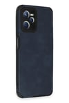 Mey İthalat®  Realme C35 Kılıf Loop Deri Silikon - Lacivert