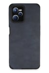Mey İthalat®  Realme C35 Kılıf Loop Deri Silikon - Lacivert