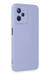 Mey İthalat®  Realme C35 Kılıf Nano içi Kadife Silikon - Lila