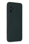 Mey İthalat®  Realme C35 Kılıf Nano içi Kadife Silikon - Koyu Yeşil