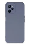 Mey İthalat®  Realme C35 Kılıf Nano içi Kadife Silikon - Gri