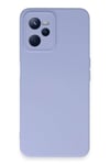 Mey İthalat®  Realme C35 Kılıf Nano içi Kadife Silikon - Lila