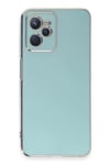 Mey İthalat®  Realme C35 Kılıf Volet Silikon - Açık Yeşil