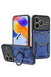 Mey İthalat®  Realme C53 Kılıf Joy Lens Standlı Kapak - Lacivert