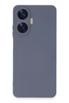 Mey İthalat®  Realme C55 Kılıf Nano içi Kadife Silikon - Gri