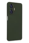 Mey İthalat®  Realme C55 Kılıf Nano içi Kadife Silikon - Koyu Yeşil