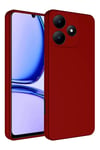 Mey İthalat®  Realme C61 Kılıf First Silikon - Kırmızı