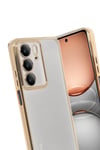Mey İthalat®  Realme C75 4G Kılıf  Lensli Silikon - Gold