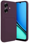 Mey İthalat®  Realme Note 60 Kelvin Kartvizitli Silikon - Derin Mor